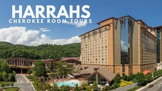 Harrahs Cherokee Casino Resort Hotel Room Tours of all 3 Towers Mountain Soco amp Creek [upl. by Eliam404]