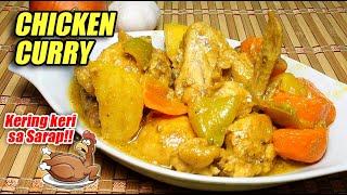 TASTY PINOY STYLE CREAMY CHICKEN CURRY EASY TO COOK [upl. by Yendyc]