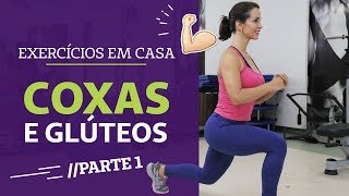 Exercícios em casa Treino para coxas e glúteos  Viver Bem [upl. by Ahsitak935]