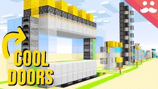 10 quotSIMPLEquot Piston Doors in Minecraft [upl. by Sudderth]