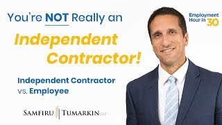 Independent Contractor vs Employee Whats the Difference [upl. by Lashonde]