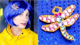 CORALINES Dragonfly Hair Clip Easy DIY 🎃 [upl. by Rianon]