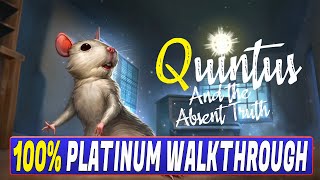 Quintus and the Absent Truth 100 Platinum Walkthrough  Trophy amp Achievement Guide  Crossbuy [upl. by Herrah531]