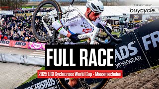 FULL RACE 2025 UCI Cyclocross World Cup  Maasmechelen [upl. by Cox]