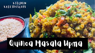 Quinoa Masala Upma  Quinoa Vegetable Upma  High Protein Breakfast  Weight Loss Recipes  quinoa [upl. by Annabal]