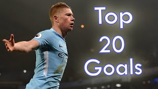 Kevin De Bruyne Top 20 Goals For Man City [upl. by Hare]