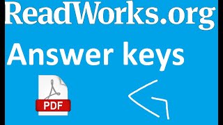 How to get ReadWorks Answer Keys for School [upl. by Caraviello]