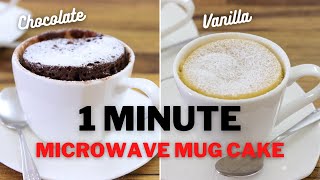 Microwave Mug Cake – 2 Easy Recipes [upl. by Richers]