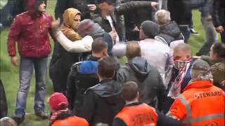 Riots Royal Antwerp  Eupen 30042016 [upl. by Refeinnej484]