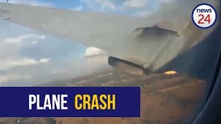 WATCH Dramatic footage apparently shows moment of Wonderboom plane crash [upl. by Arretahs353]