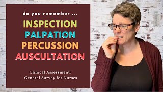 Inspection Palpation Percussion Auscultation for Nursing [upl. by Egarton]