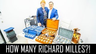 7MILLION WATCH COLLECTION SO MANY RICHARD MILLE WATCHES [upl. by Enelyw]