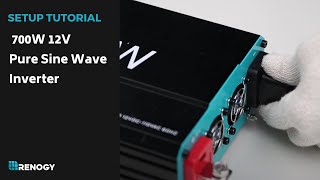 Renogy 700W 12V Pure Sine Wave Inverter [upl. by Ylloj]