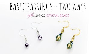 Learn to make simple earrings  the right way [upl. by Nedi834]