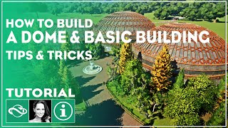 ▶ How to Build A Dome amp Basic Building in Planet Zoo Tutorial  Tips amp Tricks [upl. by Rey760]