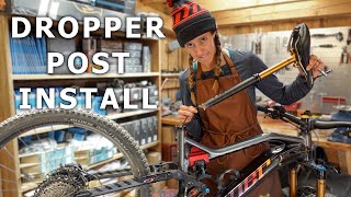 How to install a dropper post  Syd Fixes Bikes [upl. by Norvun927]