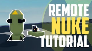 Plane Crazy  REMOTE NUKE TUTORIAL [upl. by Aiouqes412]