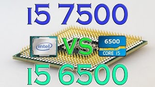 i5 7500 vs i5 6500  BENCHMARKS  GAMING TESTS REVIEW AND COMPARISON  Kaby Lake vs Skylake [upl. by Kinzer]