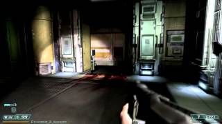 Doom 3 walkthrough  Delta Labs  Sector 3 [upl. by Suqram]