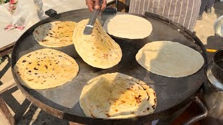 Pakistani Famous Lachha Paratha Recipe  Street cooking ASMR [upl. by Nyllek66]