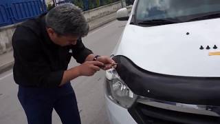 BUG SHIELD HOOD DEFLECTOR GUARD BONNET PROTECTOR INSTALLATION [upl. by Ivers]