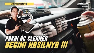 CARA MEMBERSIHKAN AC MOBIL MENGGUNAKAN AC CLEANER TERNYATA BEGINI HASILNYA [upl. by Liederman220]