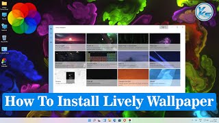 How To Download And Install Lively Wallpaper For Windows 1110 Add Animated Wallpaper in Windows 11 [upl. by Arocal]