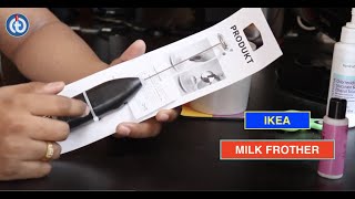 IKEA MILK FROTHER Review amp Battery Installation [upl. by Newby]