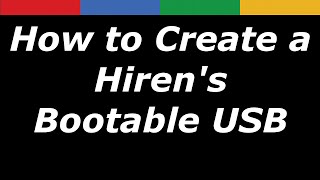 How to Create a Hirens Bootable USB Step by Step [upl. by Nnitsuj]