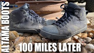 100 MILES LATER THE ALTAMA OTB MARITIME ASSAULT BOOTS REVIEW [upl. by Ydorb383]