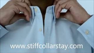 Stiff Collar Stay How to solve the Shirt collars problem [upl. by Bez]