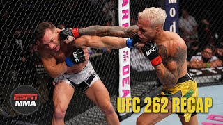 UFC 262 Recap Charles Oliveira TKOs Michael Chandler for the lightweight belt  ESPN MMA [upl. by Thaddus]