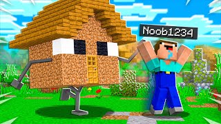 15 Ways to PRANK Noob1234s Minecraft House [upl. by Perlie]