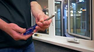 Casement Window Lock Adjustments [upl. by Anabal]