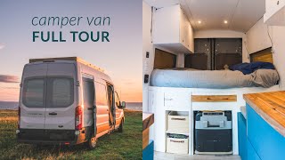 The Tour  Ford Transit Camper Van Conversion [upl. by Macilroy741]