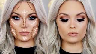 HOW TO CONTOUR ROUND FACE [upl. by Naillij]