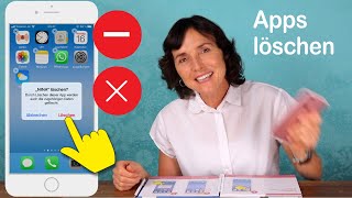 iPhone Kurs für Seniorinnen Teil 40 Apps löschen [upl. by Rafaelle37]