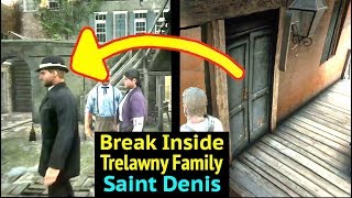 Enter Trelawny Family House in Saint Denis Red Dead Redemption 2 RDR2 Josiah Trelawny Hideout [upl. by Ibbed]