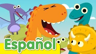 Diez Pequeños Dinosaurios  Canciones Infantiles  Super Simple Español [upl. by Ulund326]