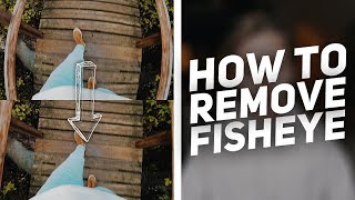 Remove FISHEYE Distortion in 20 Seconds  Tutorial [upl. by Ahsekram796]