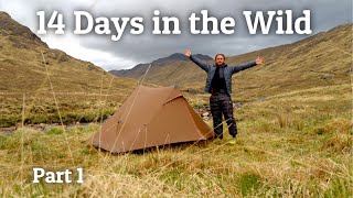 14 Days in the Wild  Solo Backpacking in the Scottish Highlands  Cape Wrath Trail Part 1 [upl. by Bowlds]