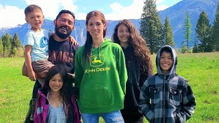 Family Gives Full Tour of Their 20 Acre Off Grid Property In North Idaho [upl. by Aerdma]