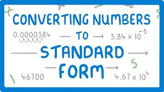 How to Convert Number into Standard Form Part 24 [upl. by Ney]