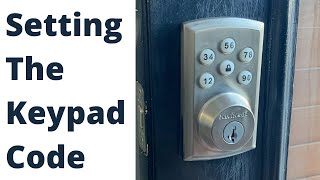 Kwikset Smartcode 888  How To Program The Keypad [upl. by Cinimmod]