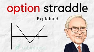 Options Straddle Strategy Explained  RobinHood Tutorial [upl. by Alleuqahs87]