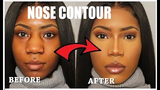 VERY DETAILED HOW TO NOSE CONTOUR TUTORIAL  VanessaK7 [upl. by Arakahs]