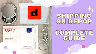 How to Ship on Depop  Most EASY amp AFFORDABLE Option  Complete Walkthrough Guide [upl. by Ahseiyk679]