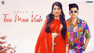 Tera Mera Viah  PRIYA Official Song Jass Manak  MixSingh  Full Video 19 October 6 PM  Geet MP3 [upl. by Lertnek]