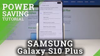 How to Save Battery in Samsung Galaxy S10 Plus  Power Saving Mode [upl. by Naivaj]