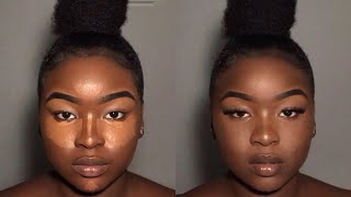 How to Highlight and Contour  RoundWide Face  WOC  BeginnerFriendly [upl. by Enileqcaj]